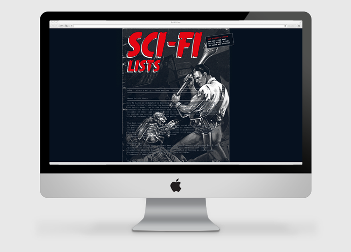 SCI-FI WEBSITE REDESIGN 1